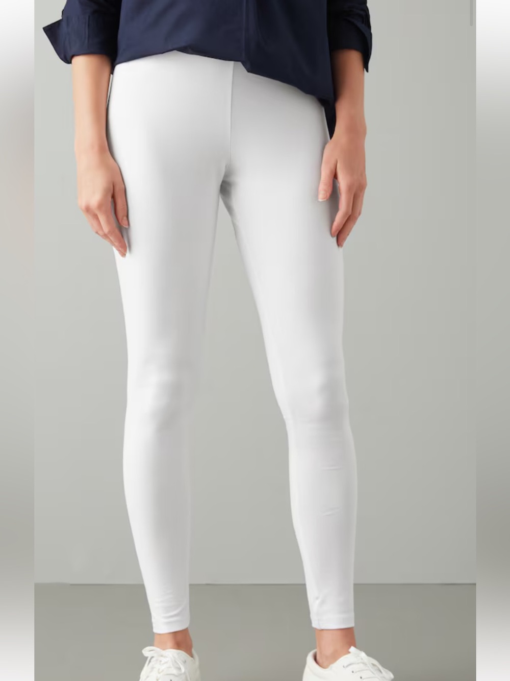 NWT J Jill  Pima Cotton Stretch Leggings Sz L